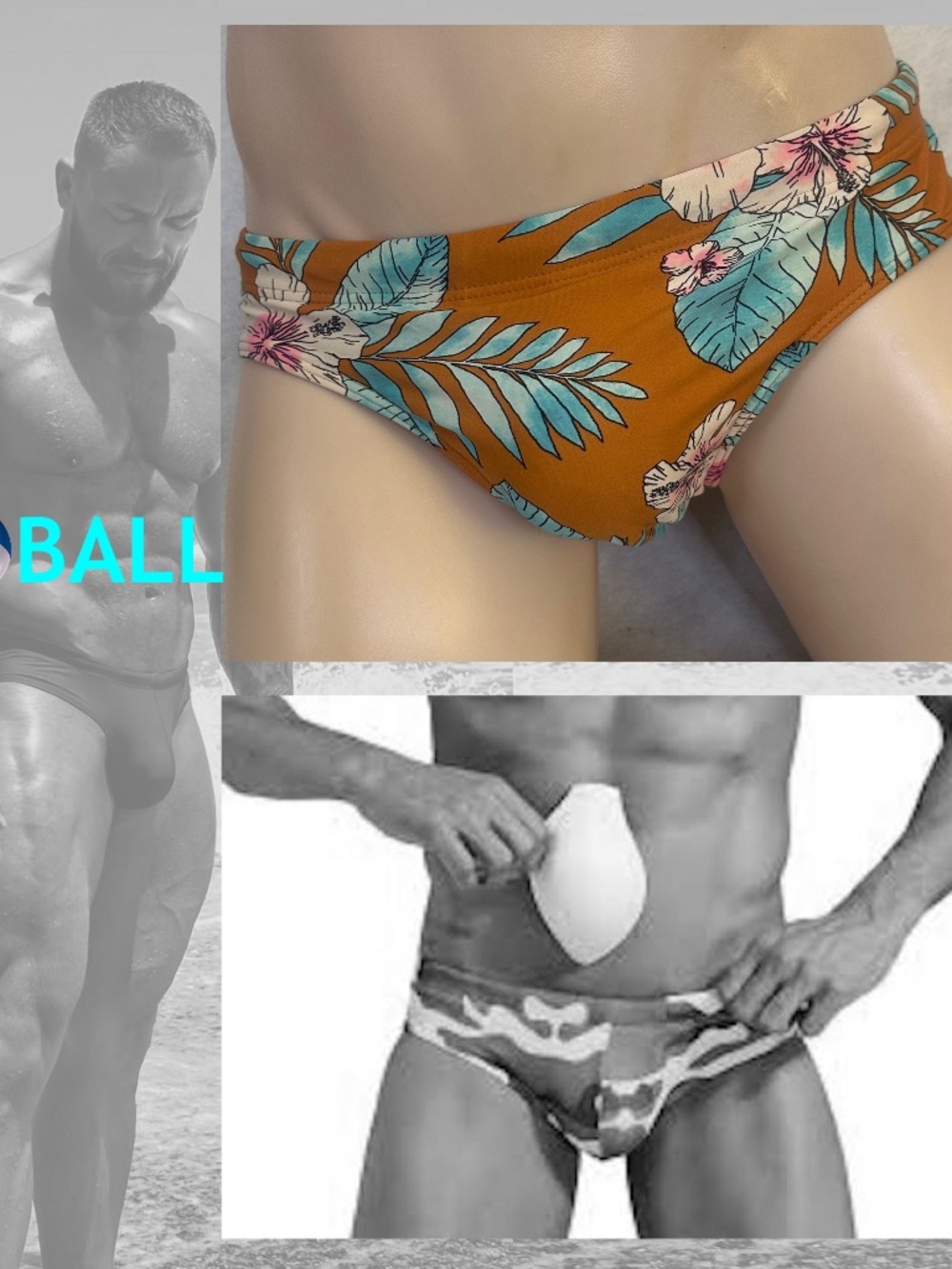 Ball Pack Up Swimsuit 30-36" waist Gently worn Nylon/spandex No size or fabric